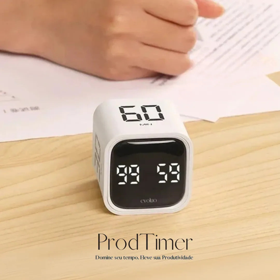 ProdTimer • Cubo Temporizador para Foco e Produtividade